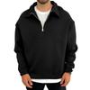 Men's Casual Loose-Fit Collared   Shirt With Long Sleeves