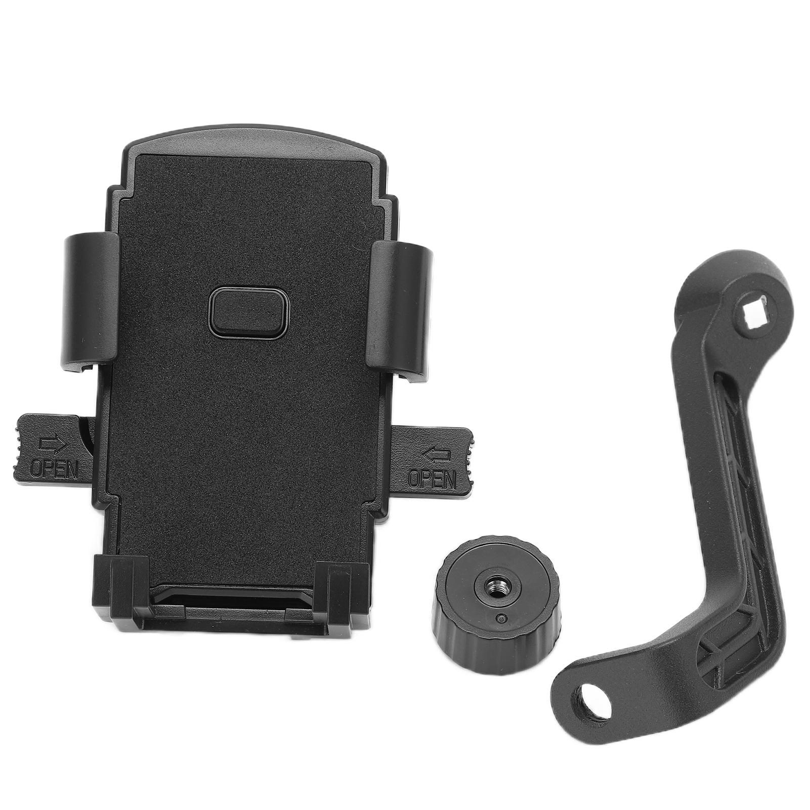 Bike Handlebar Phone Holder Navigation Rearview Mirror Anti Shake Bicycle Phone Clamp