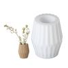 Dragon's Egg/Striped Flower Vase Mould Flexible Silicone Mold for Handmade Desktop Decoration Jewelry Molding Tool