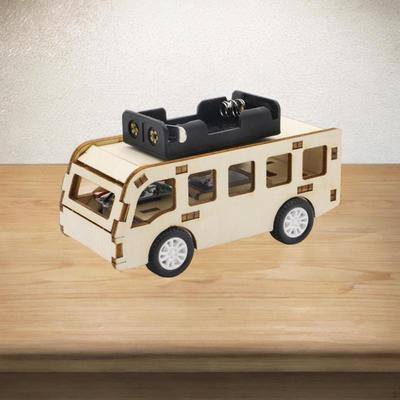 Jouet en Bois Éducatif Invention Kit de Bricolage Stable Kit d'Expérience Scientifique DIY pour l'École Élémentaire
