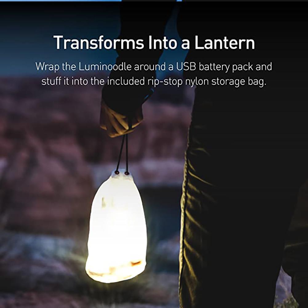 LED Rope Lights for Camping Hiking Safety Light Portable LED Tent String Lights