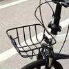 Fixed Durable Bicycle Rear Basket Metal Backpack Storage Children's Folding Bike Accessories