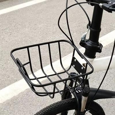 Wytrzymały metalowy koszyk rowerowy tylny do przechowywania plecaka Akcesoria do składanego roweru dziecięcego