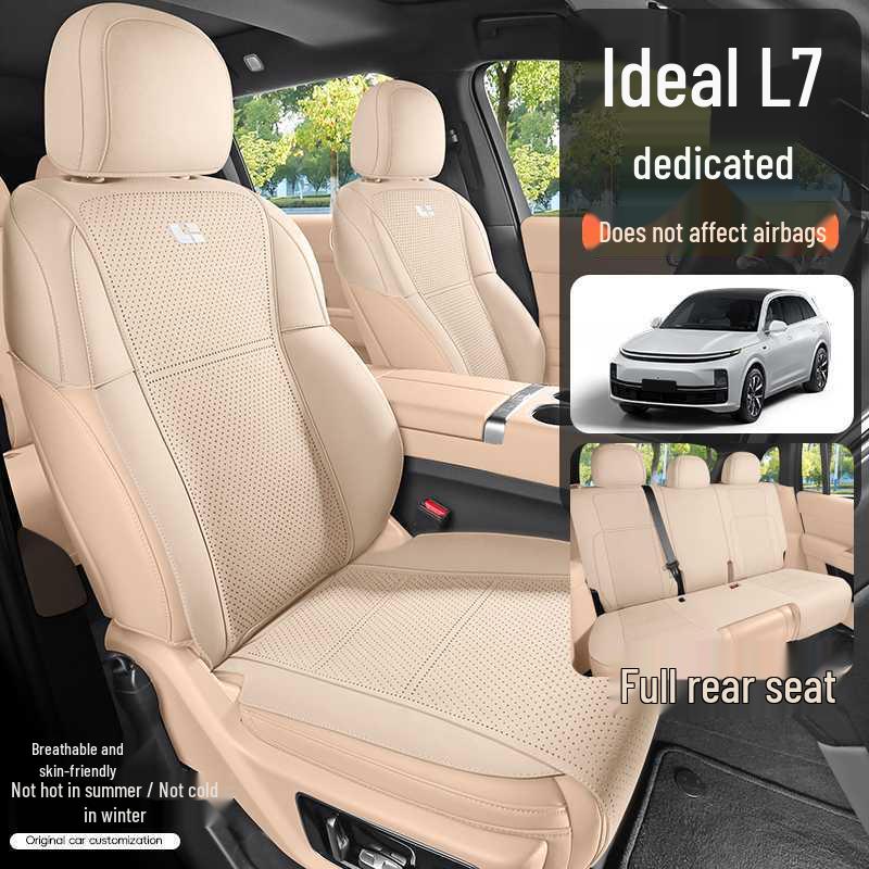 Ideal L7 Universal Suede Car Seat Cushion for Five-Seater - Four Seasons Half Surround Saddle Pad