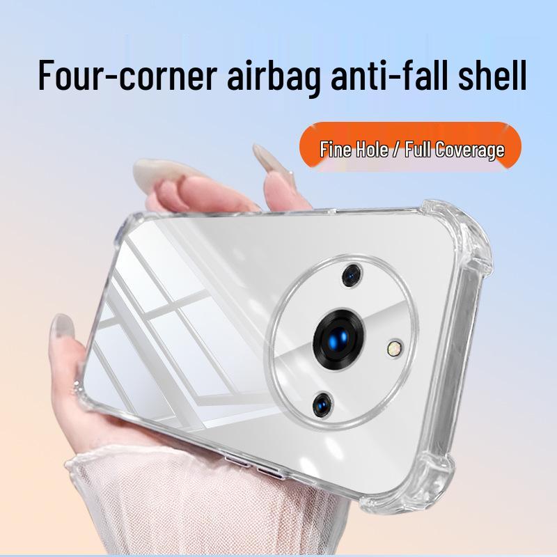 

Realme 11 Pro/Pro+ Transparent Anti-Drop TPU Phone Case with Airbag Protection Realme 11 Pro прозрачный