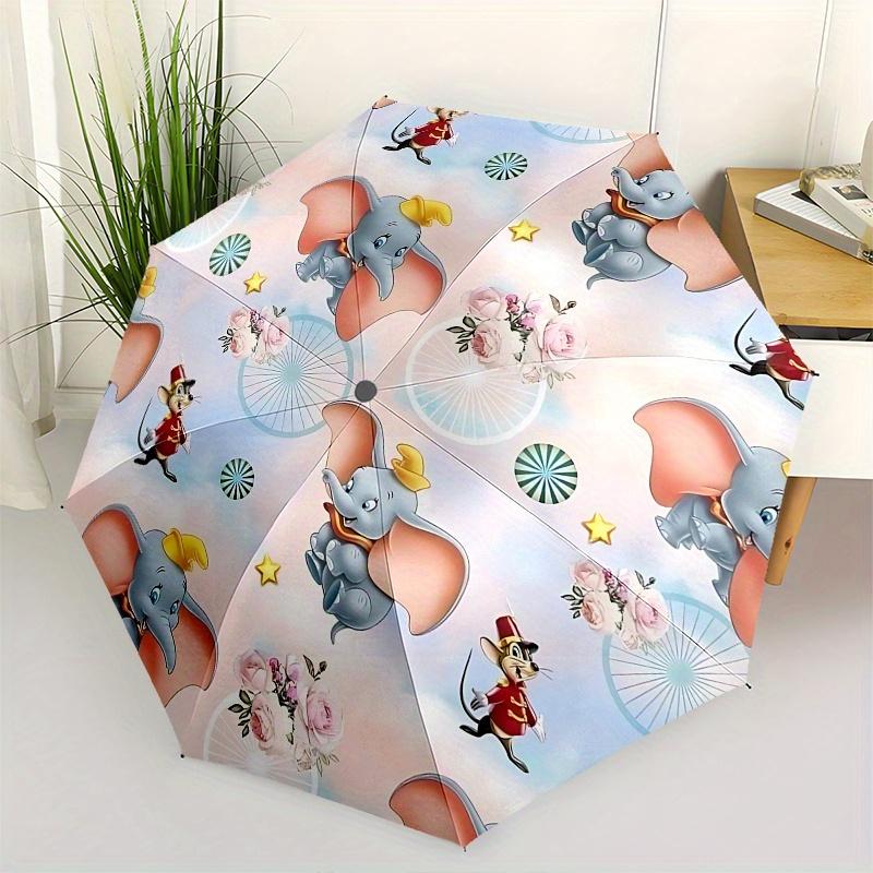 Dumbo, Timothy Automatic Opening and Closing Umbrella, Compact Travel Umbrella, Lightweight and Portable, Suitable for Beach Commuting Busin