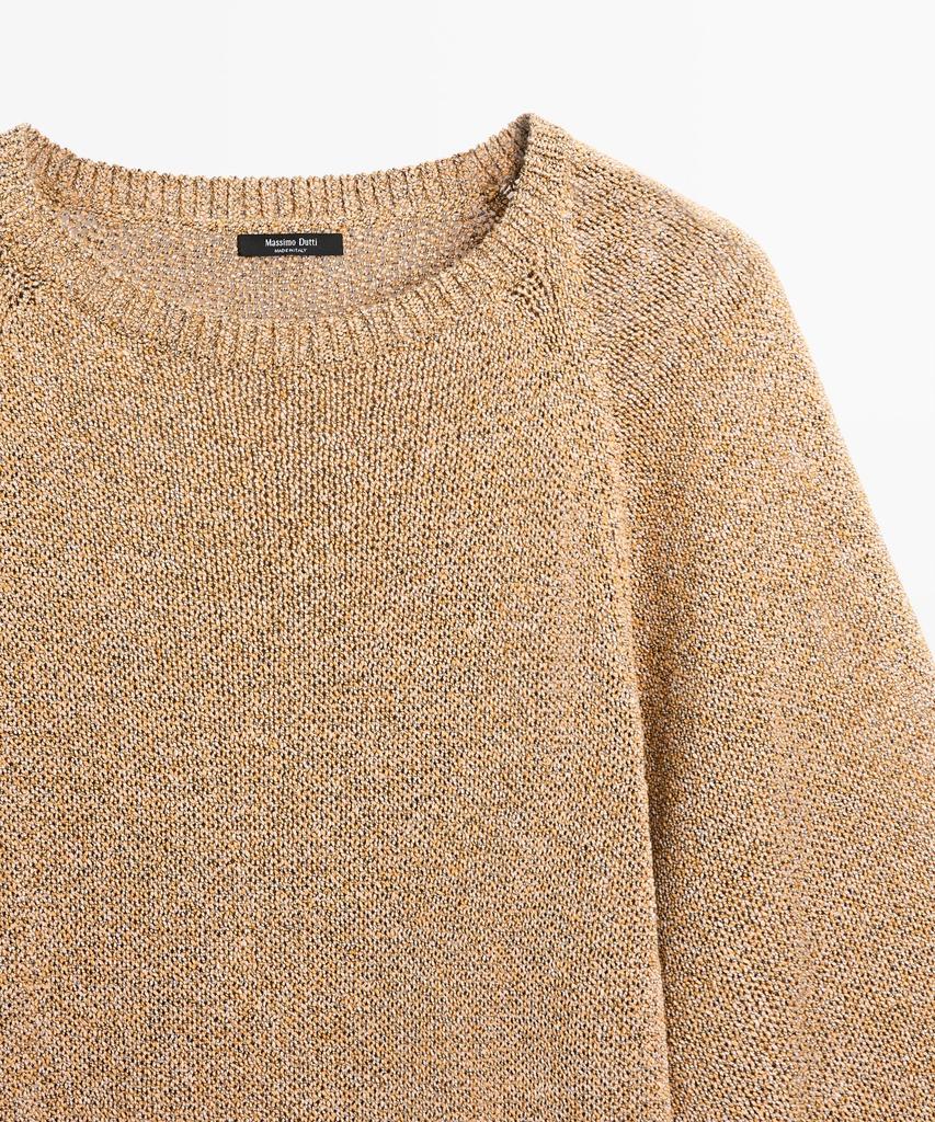 Masimodutti Cotton Blend Knit Sweater
