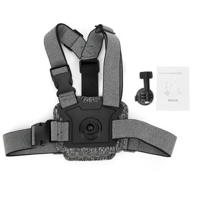 TELESIN Action Camera Chest Mount Strap Adjustable Harness Dual Camera Belt Holder