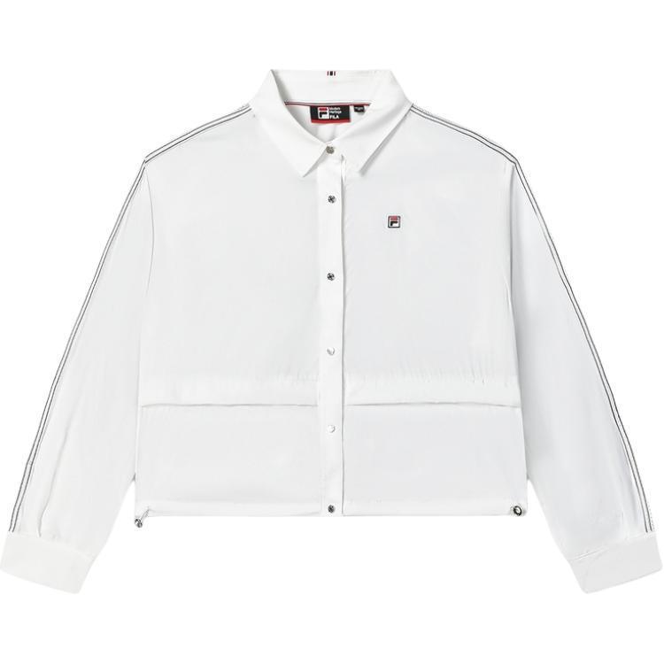

New FILA Shirt Women s Standard White F11W431705F-WT L