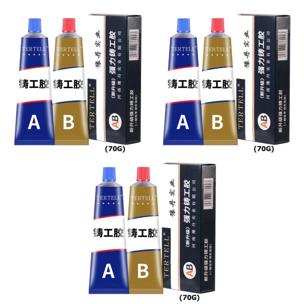 Super Strong Metal Repair Glue Welding High Temperature Resistant AB Glue Metal Plastic Filler Epoxy Adhesive Waterproof Sealant
