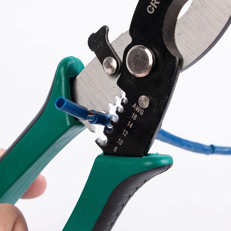 Wire Stripper Cable Cutting Scissor Stripping Pliers Cutter 1.6-4.0mm Hand Tools Ferramentas Herramientas
