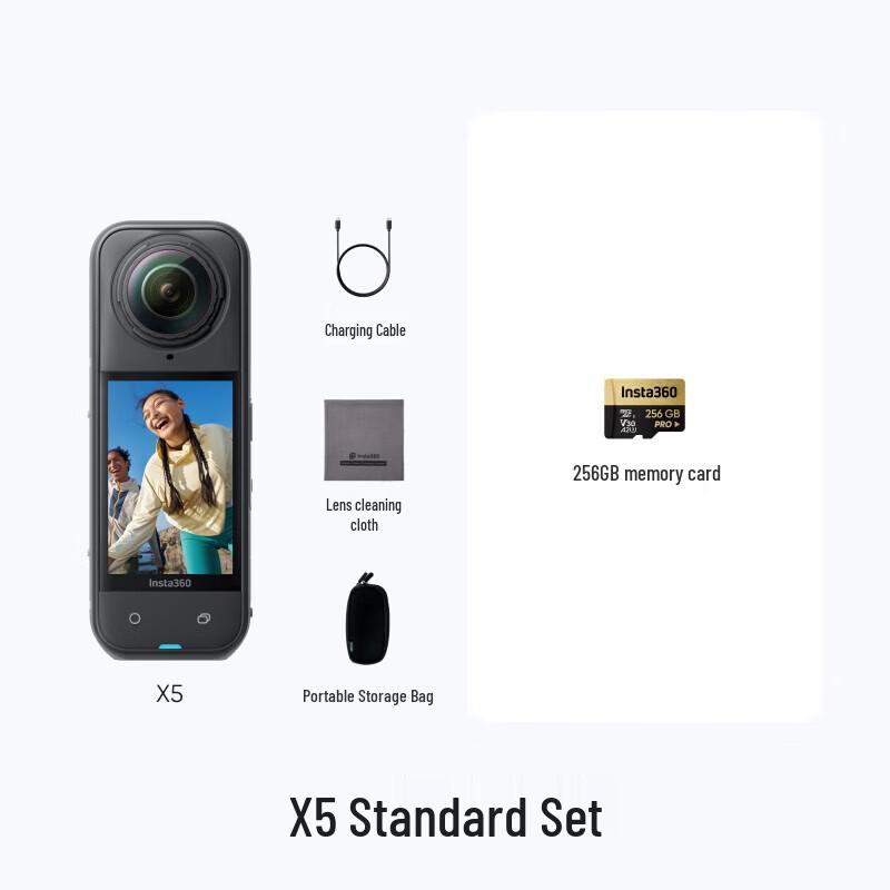 

Insta360 X5 360° Panoramic Action Camera (CN version)