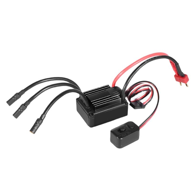 

35A 105A Сенсорний Безколекторний ESC Регулятор Швидкості Регульовані Гальма Прискорення Для Тюнінгу Дистанційно Керованого Транспорту чорний