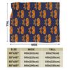 Cute Ghost Pumkin Skull Bat Blanket Warm Soft  Throw Blanket Winter Decorative Couch Chair Sofa Bed Street Trend Bedspread
