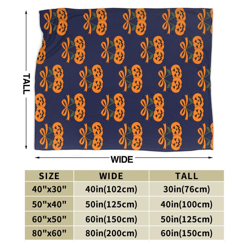 Cute Ghost Pumkin Skull Bat Blanket Warm Soft Throw Blanket Winter Decorative Couch Chair Sofa Bed Street Trend Bedspread