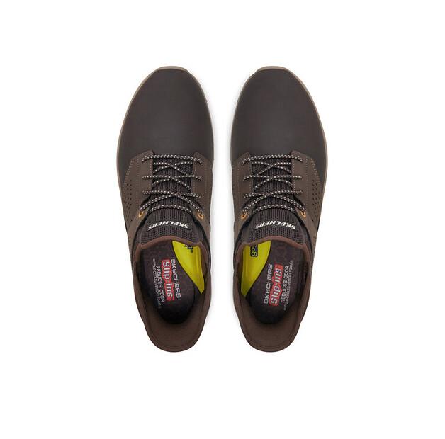 Мужские кроссовки Skechers 210890 choc коричневые