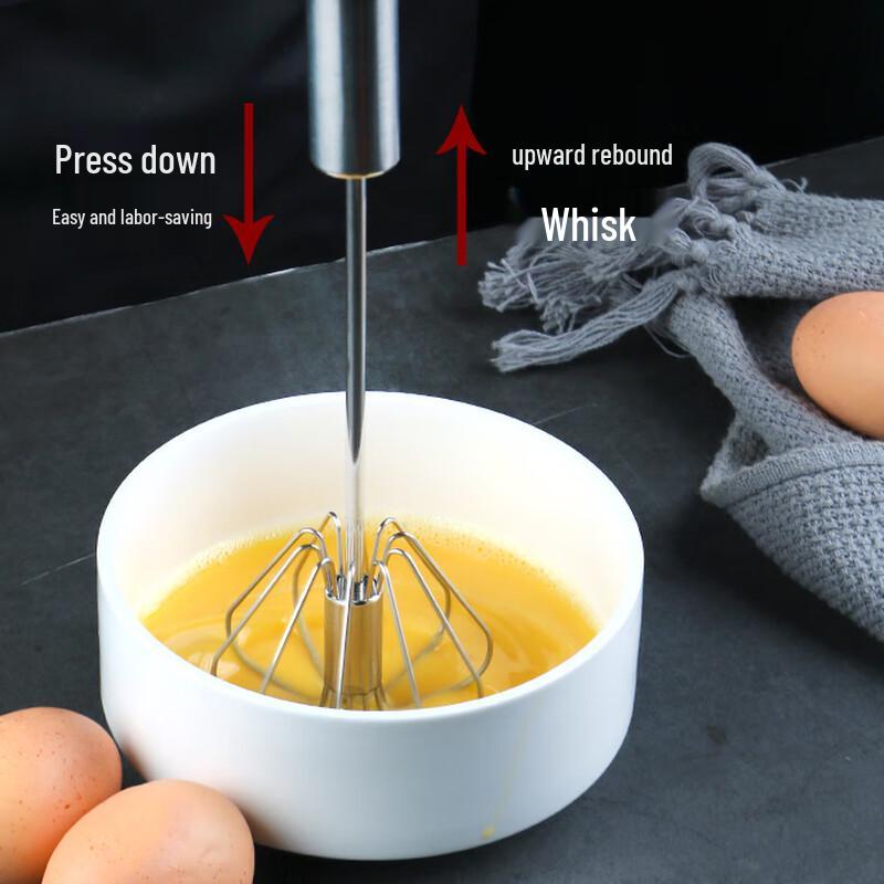 Holiso Semi-Automatic Stainless Steel Whisk