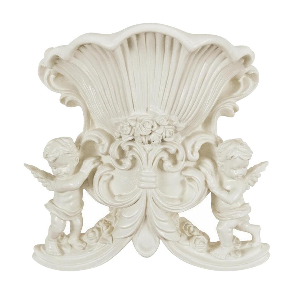 WallMounted Decorative Planter Sculptural caseShaped Wall with Figures Artistic Flower Pot
