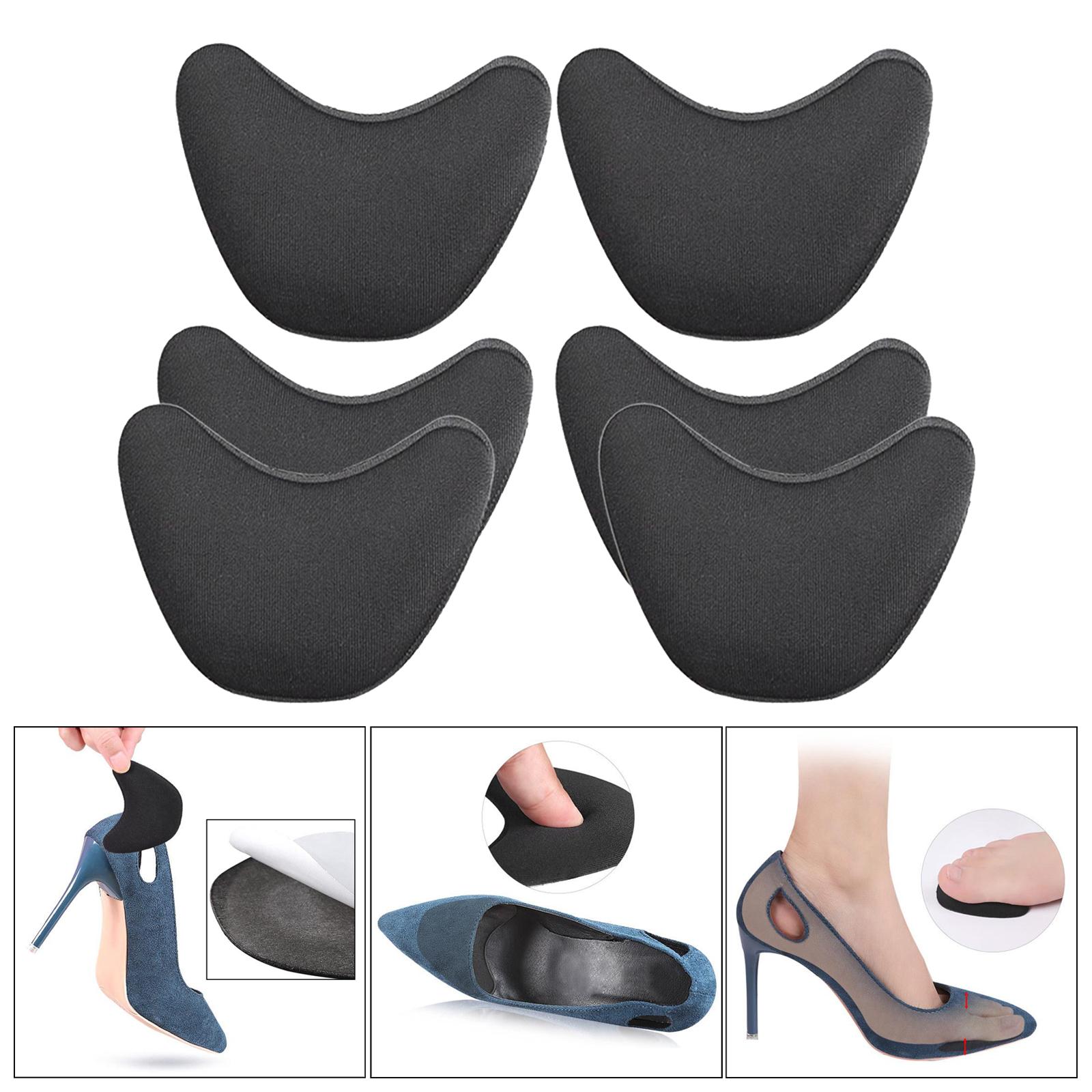 Forefoot Insert Pad Sponge Shoe Filler Non Slip Toe Plug Cushion Protector for Women Flats Heeled Slippers