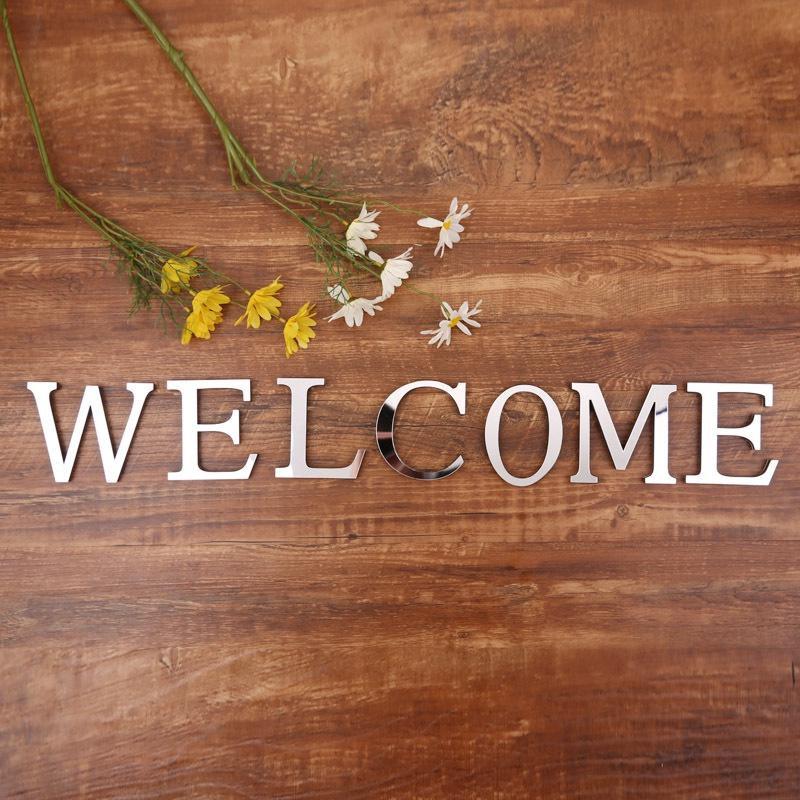 26 liter DIY 3D lustro akrylowe naklejki ścienne naklejki ścienne mural artystyczny do dekoracji ślubnych domu