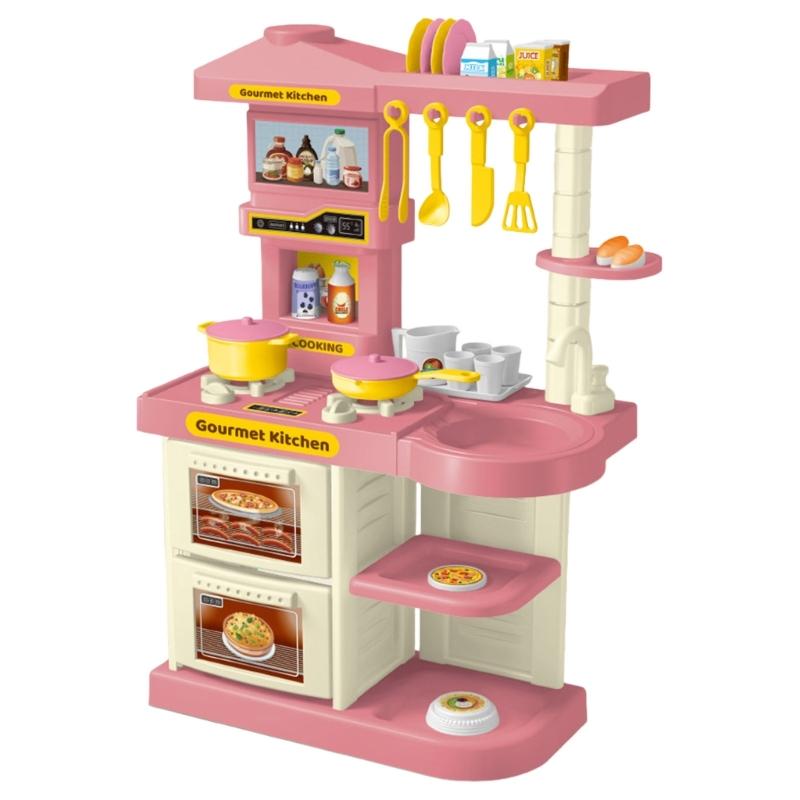 Complete Kitchen Toy Set With Multiple Accessories And Storage Box Designed For Kids Pretend PlayImagination And Learning Skills