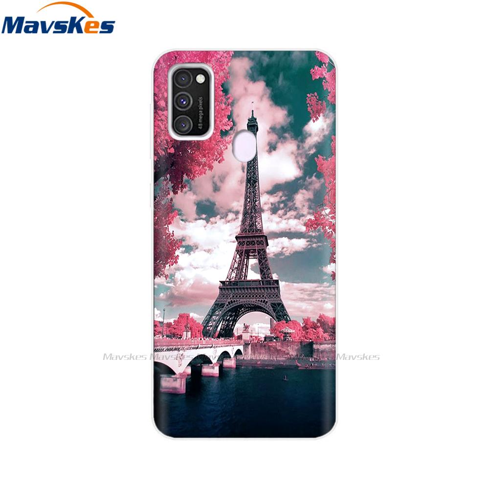 For Samsung Galaxy M21 Case Back Cover Soft Silicone TPU Phone Case For Samsung Galaxy M20 M21 M30 M30s M31 Case Cover Bumper