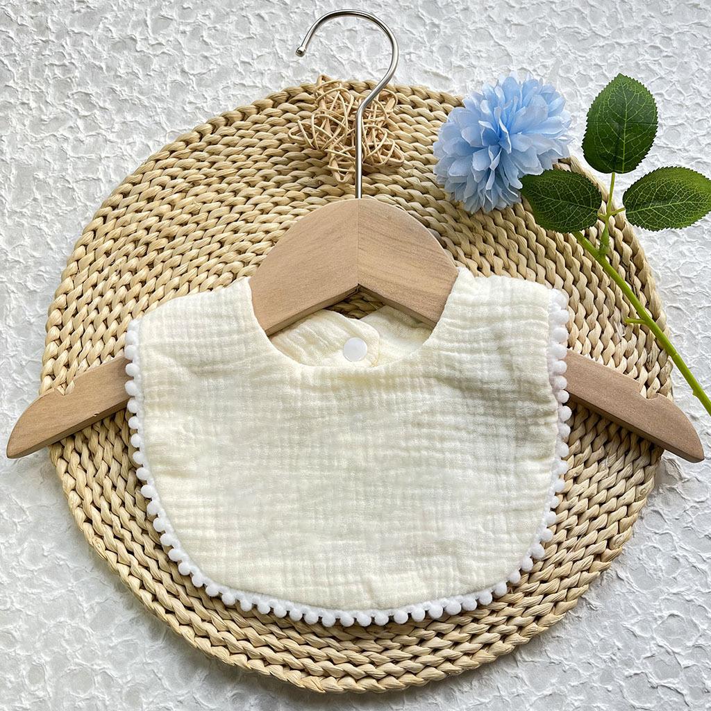 

Мальчики и девочки, чистый сахарный хлопок, цветной, удобный слюнявчик, детское однотонное кружевное полотенце для слюнявчика, полотенце для слюнявчика, детские принадлежности