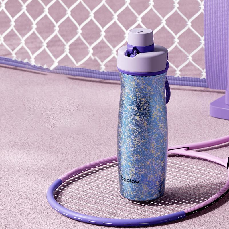 Bablov Pure Titanium Insulated Cup Men's Portable Sports Cup Women's Titanium Flasks Outdoor Cycling Mountain Climbing Water Cup