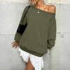 Women's Solid-color Fashionable Long-sleeved Top