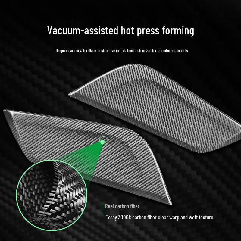 Ford Mustang Dry Carbon Fiber Gear Panel Side Trim