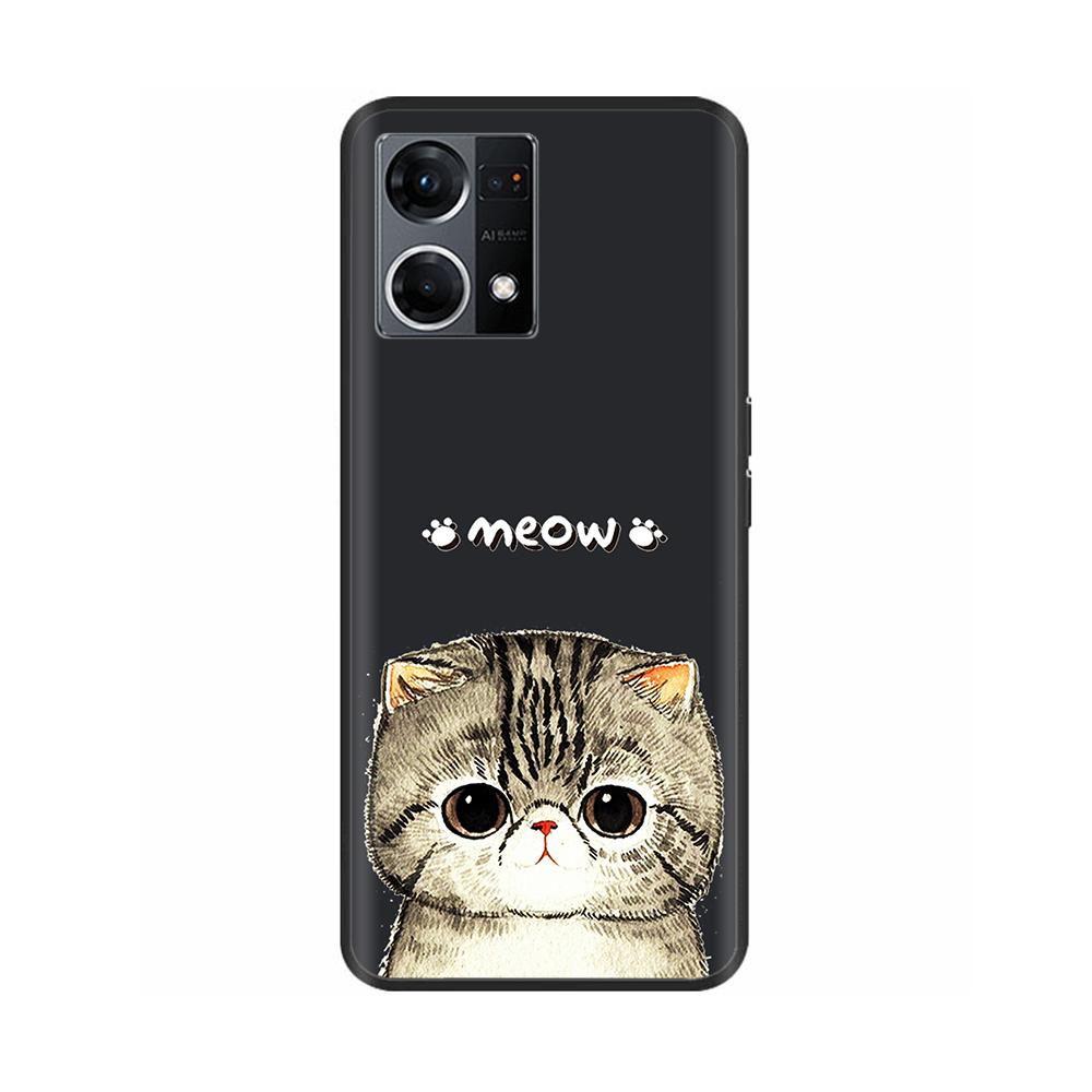For Oppo F21 Pro CaseTPU Bumper Soft Silicone Bumper Back Phone Cases for OPPO F21 Pro Reno 7 Reno7 4G Case Cover Fundas Coque