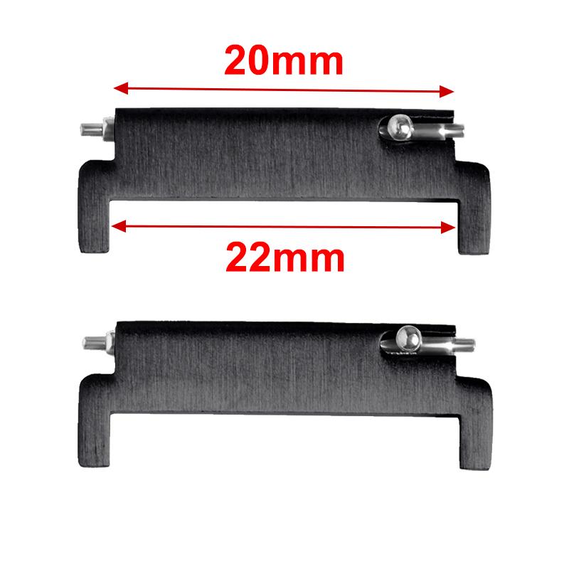 Adaptéry řemínku hodinek 20 mm na 18 mm 20 mm 22 mm na 22 mm 22 mm na 20 mm Kolíky s rychlým uvolněním Konektory Řemínek Pružinové tyčinky Příslušenství 2 ks