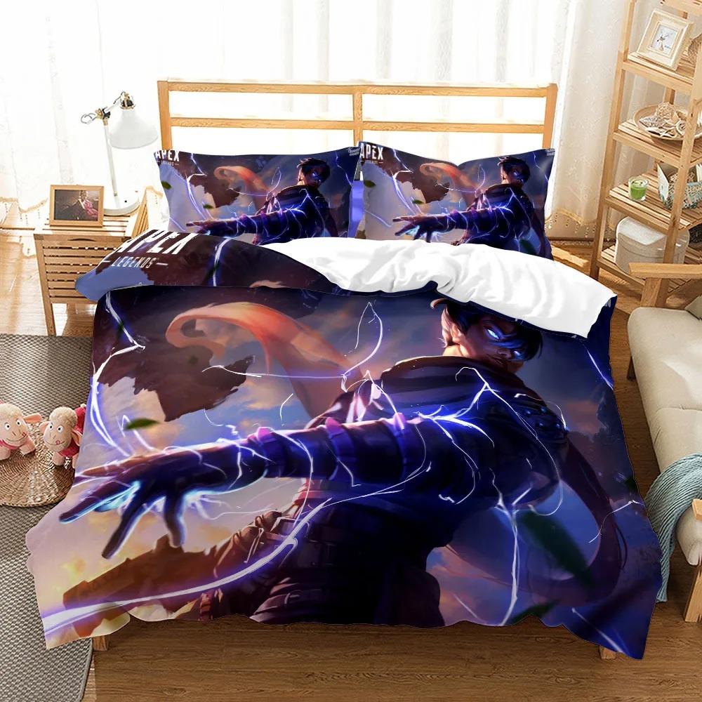 Comforter Game Characters Apex Gamer Apex Bedding Sets For Teenagers & Adults 3D Printed