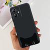 For Motorola Moto G54 5G Case Black Matte Liquid Silicone On Motorola G54 MotoG54 G 54 Soft Cover Leopard Print Coques Fundas
