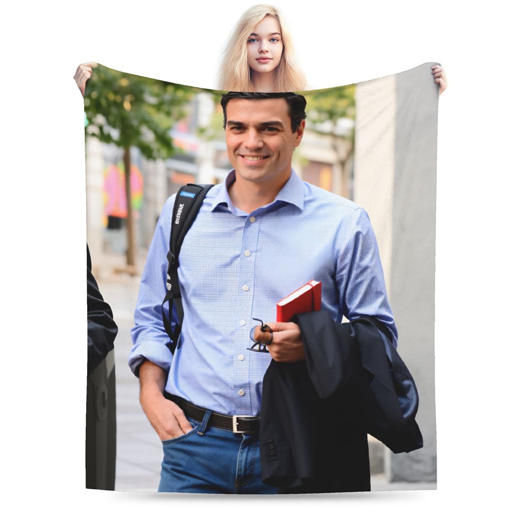 Super Soft Blankets Boy Girl Decorative Pedro Sanchez  Throw Blanket Flannel For Couch Chair Sofa Bed Novelty Sofa Bed Cover
