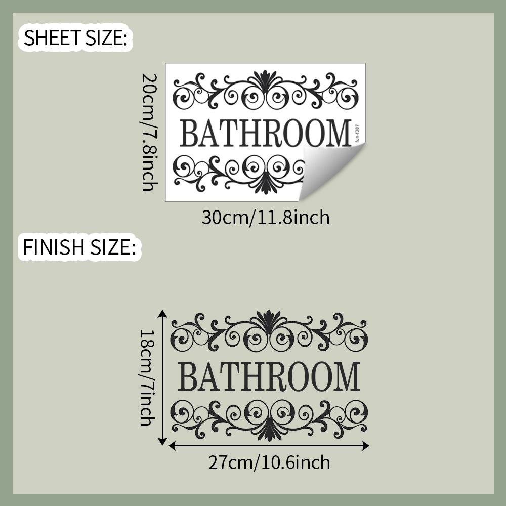 

Креативный английский слоган Ванная комната Дом Фон Украшение Наклейки на стену