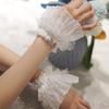 False Lace Cuffs Sweater Decorative Wristband Hoodie Flared Sleeves Detachable