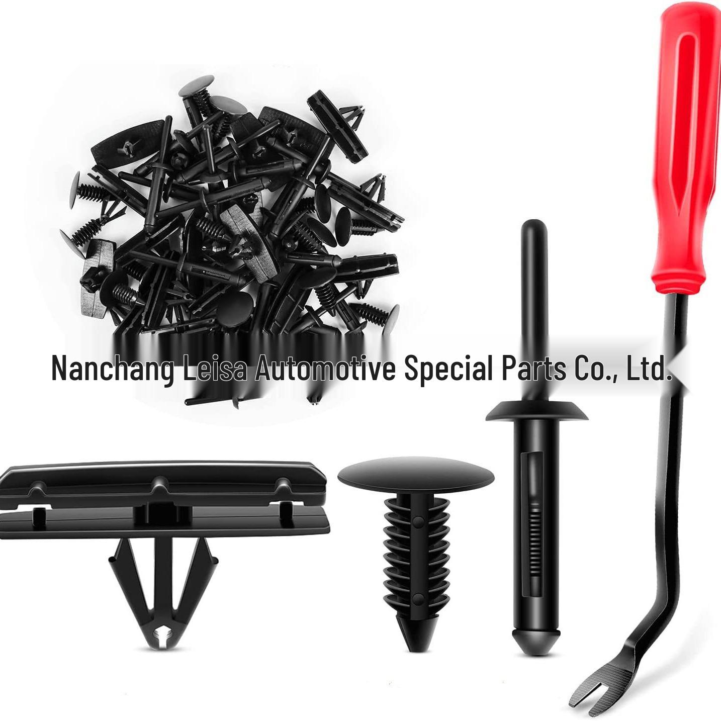 

60 шт. нейлоновых заклепок с бородками для моделей Jeep Chrysler 68039280AA 6030441 60PCS Clips (No Pry Tool)