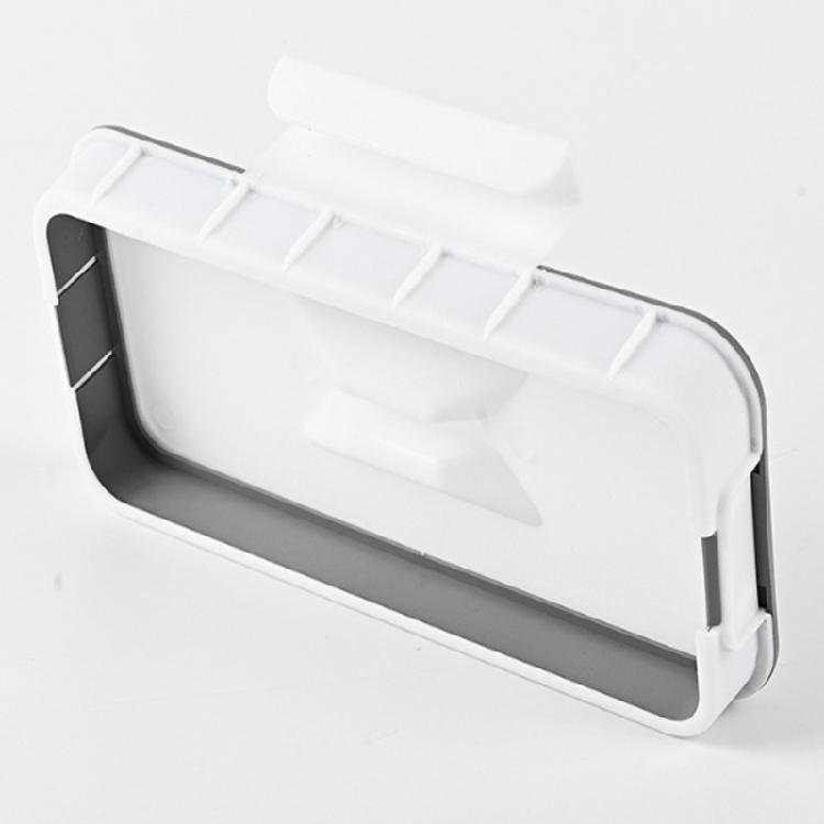 Removable Cabinet Door Garbage Bag Holder With Lid Trash High Strength Plastic Storage Rack For Indoor and Outdoor Use