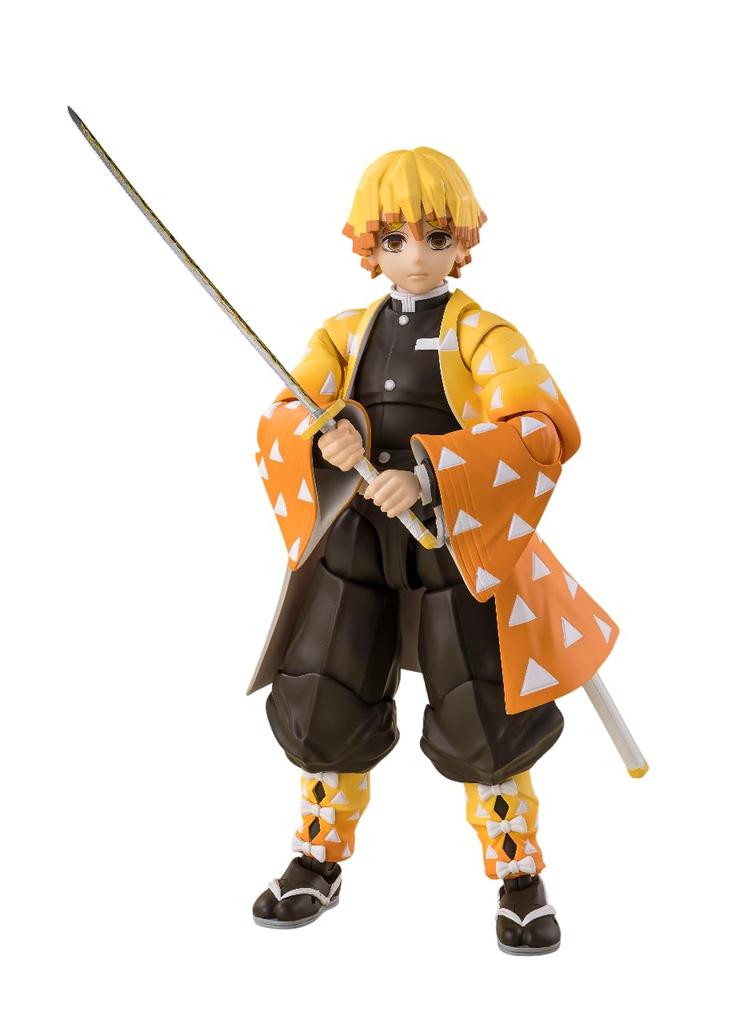 TAMASHII NATIONS S.H.Figuarts Demon Slayer: Kimetsu no Yaiba Zenitsu Agatsuma, approximately 140mm, PVC & ABS painted action figure