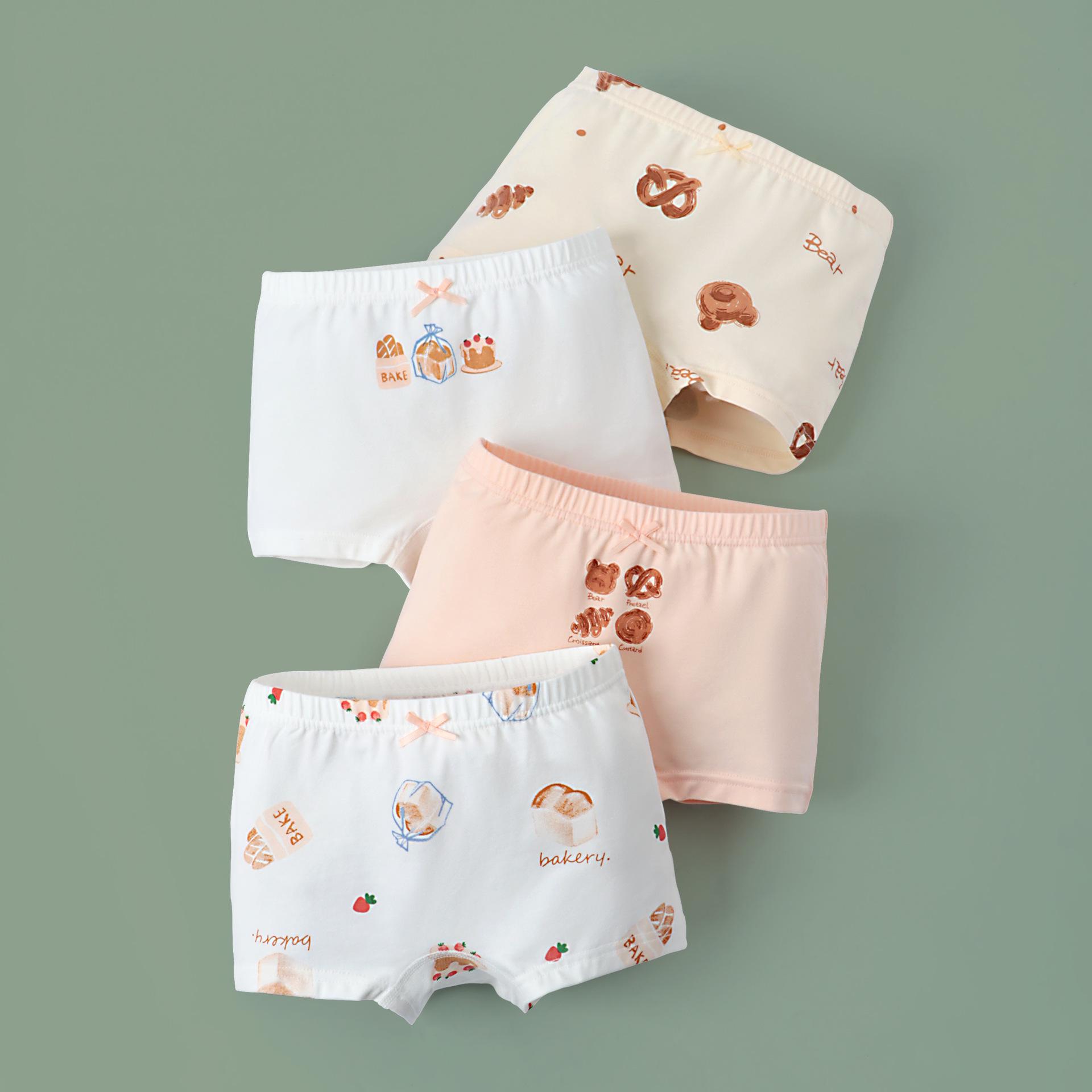 

Детские хлопковые антибактериальные шорты-боксеры с рисунком среднего и большого размера для девочек 100 cm