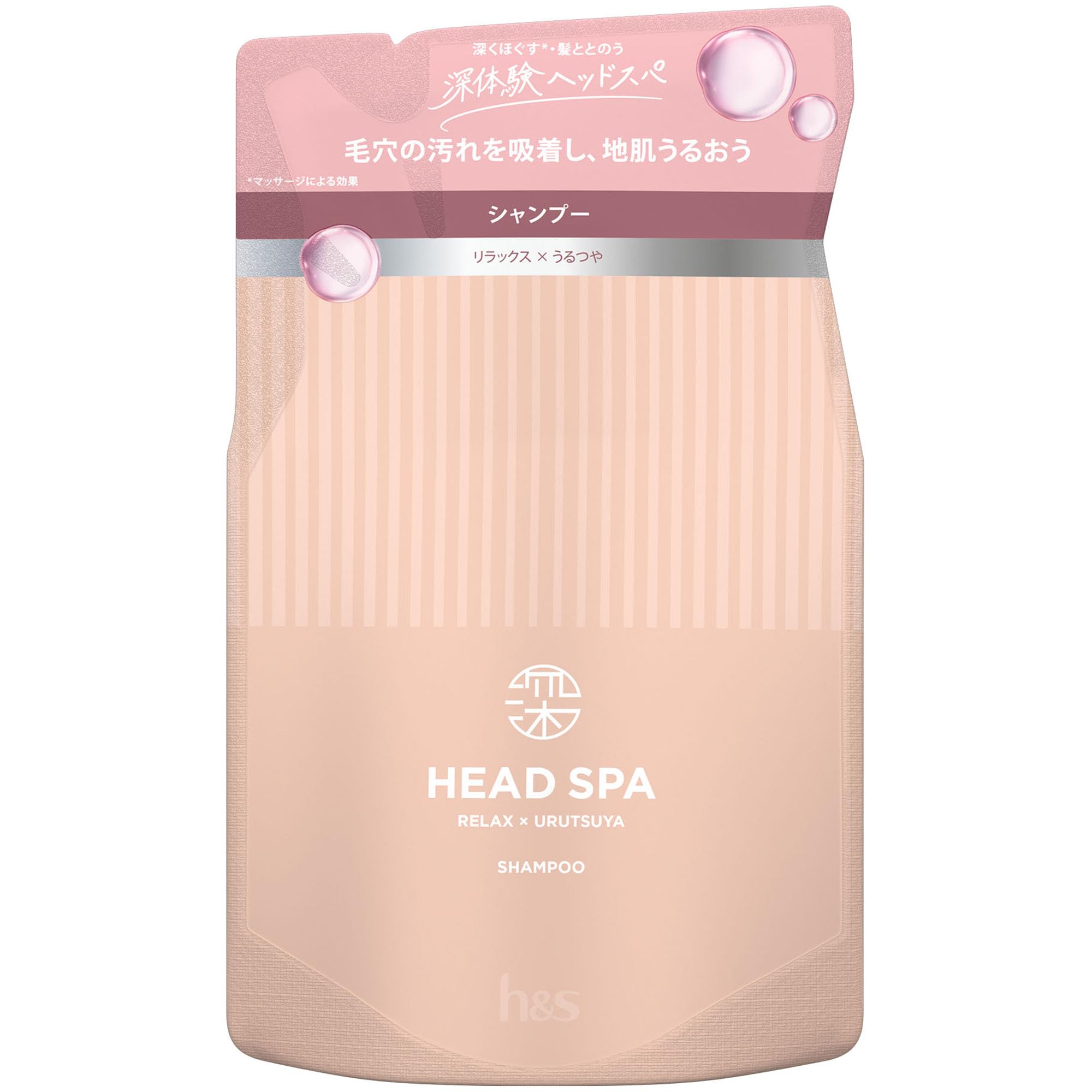 

h&s Deep Head Spa Shampoo 350g Refill Relax x Shine H&S