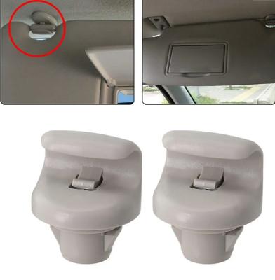 Auto-Sonnenblenden-Clips 2 Stück Ersatz Auto-Sonnenblenden-Halterungs-Clips Langlebiger Kunststoff Auto-Innenzubehör Kompatibel mit den meisten Fahrzeugen