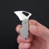 Keychain Pendant Mini Folding Cutter High Hardness Rust-resistant Portable Sharp Cutter Multi-purpose Titanium Alloy