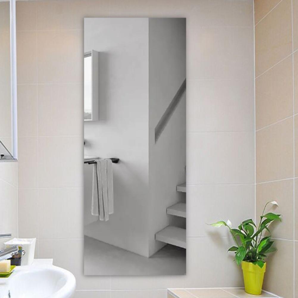 DIY Home Decor Mirror Wall Stickers Damage-Free Application