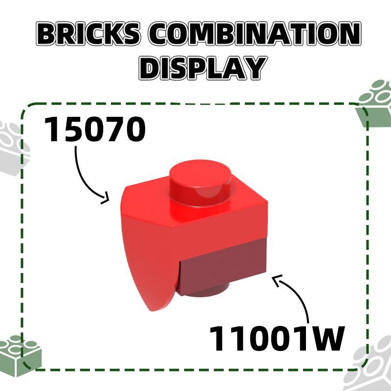 Non-Toxic 549Pcs/Lot 3024W 1X1 Double Cylinder Block Moc Color Accessories Compatible With Brick Diy Children'S Toy S1355