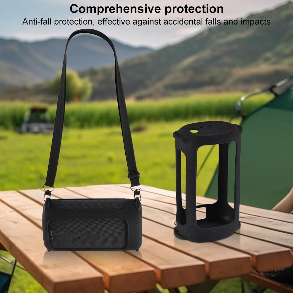 Silicone Case Shockproof Speaker Cover Carrying Case Protective Cover for Ultimate Ears EVERBOOM Wireless BT Speaker