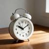 New Ultra Quiet Mini Bell Alarm Clock for Kids, Silent Non-Ticking, Minimalist Desk Clock, Loud Ring Bell, Perfect for Study and Home Use