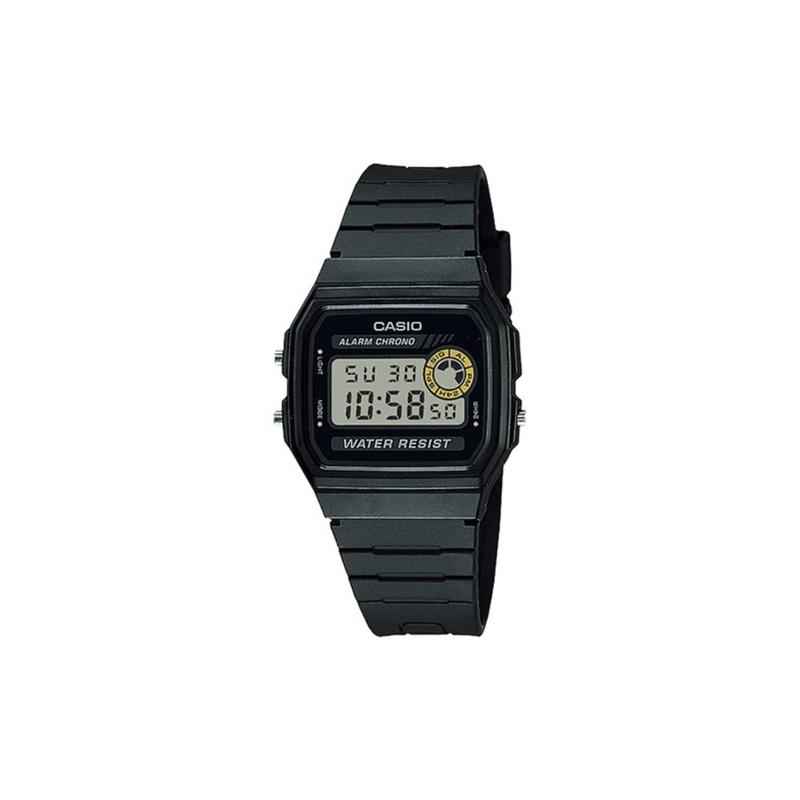 CASIO Customized watch modified series retro small square watch life waterproof F-94WA-8 modified-Xuanlunji Quartz resin HeiSeBiaoPanDouShaSeBiaoJing чёрный