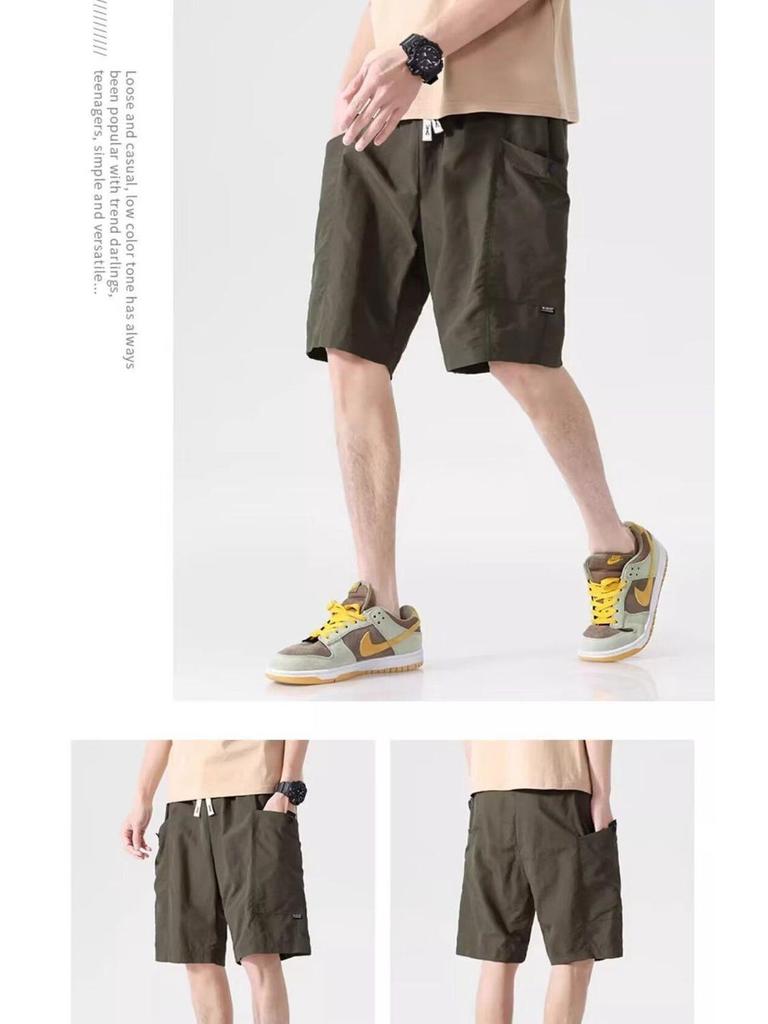 American Style Quick-Dry Summer Sports Shorts - Trendy Casual Loose Fit Five-Point Pants